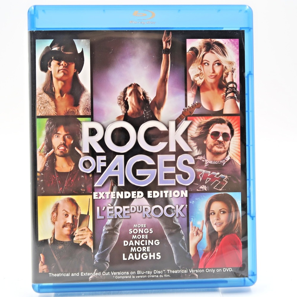 Rock of Ages Blu-ray 2012 Extended Edition Musical Movie PG Warner Home Video